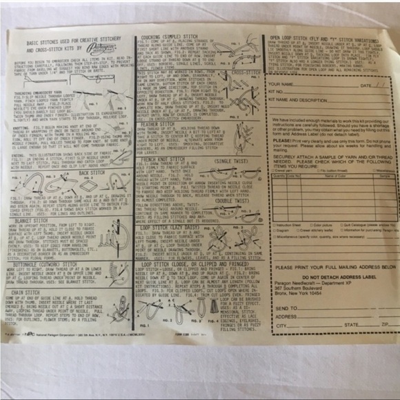 PARAGON NEEDLECRAFT Stitchery Kit Oriental Junk Boat Wall Hanging - Picture 9 of 9